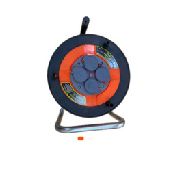 Rallonge de chantier BYLION – Enrouleur 40 mètres – câble 3x2,5 mm² – Ultra portée et puissance