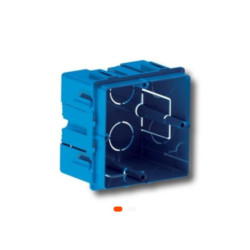 Boîte encastrée 2 modules carré type B – Rouge