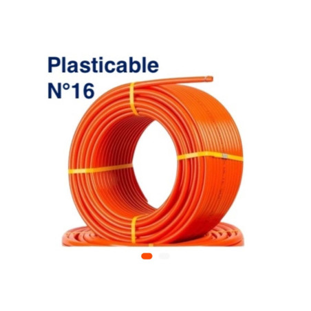 Tube Orange N°16 – 100 m – PLASTICABLE Haute Résistance