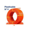 Tube Orange N°11 – 100 m – PLASTICABLE Flexible Haute Résistance
