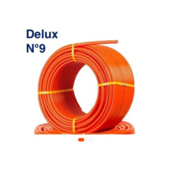 Tube Orange N°9 – 100 m – DELUX Flexible Haute Qualité