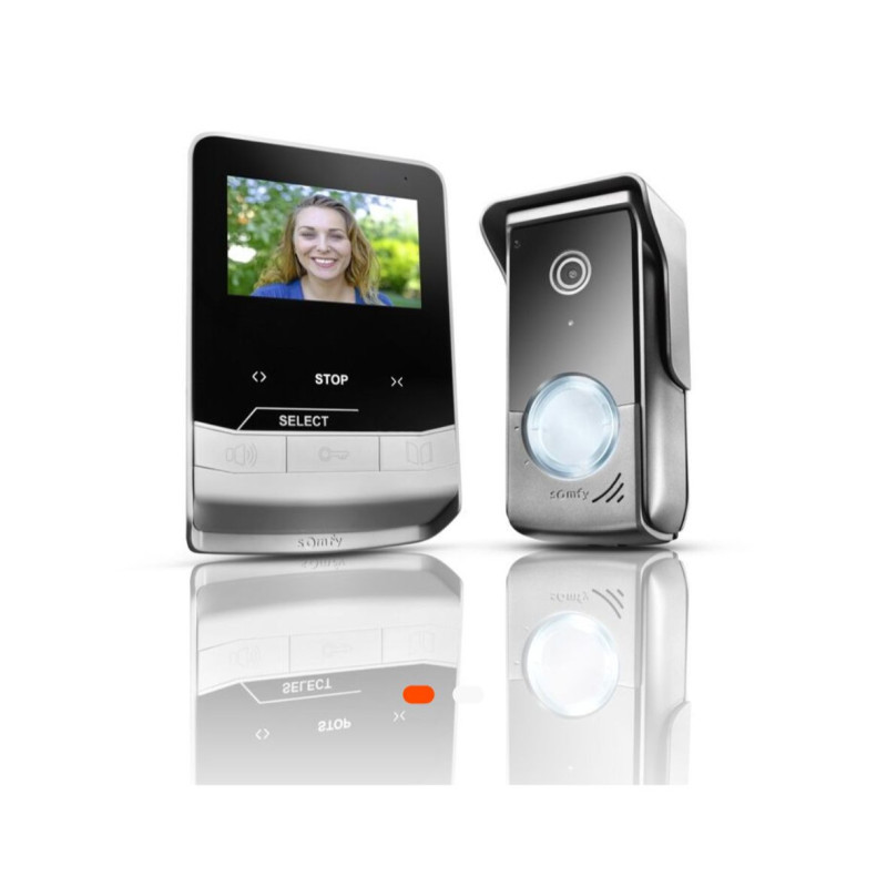 Visiophone V100 Plus – Système de vidéophonie sécurisé avec écran et platine extérieure