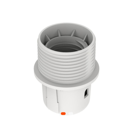 Douille E27 Blanche avec Bague – Ingelec