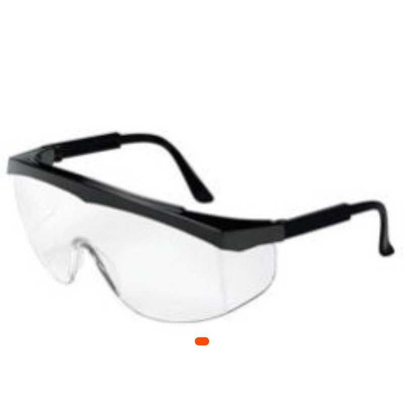 Lunette de protection intégrale transparente sur blister DETO - LUNP8000