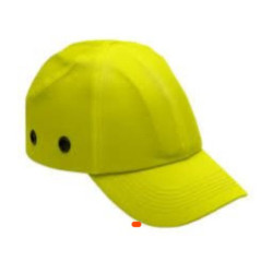 Casquette de sécurité Coverguard couleur jaune fluo