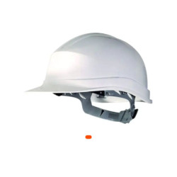 Casque de sécurité blanc EMTOP – Protection professionnelle robuste