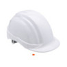 Casque de chantier blanc SOMAFIX – Protection robuste et fiable pour le BTP