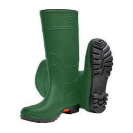 Botte de sécurité ordinaire verte – Pointure 38,39,40,41,42,43,44,45 semelle antidérapante