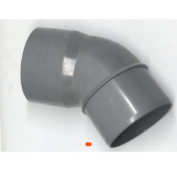 Coude PVC 1/8 63 EVAC INDUSTRAP – Raccord de plomberie durable