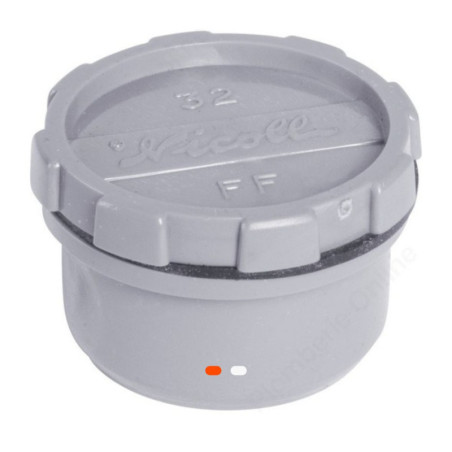 Bouchon PVC Ø32 – Fermeture étanche pour tuyaux et réseaux d’évacuation