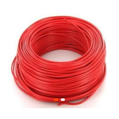 Câble Électrique TH 6 mm² – 100 mètres – Rouge – LCS